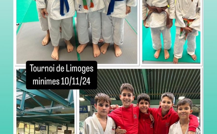 Tournoi excellence minimes cadets Limoges des 9 et 10 novembre 2024