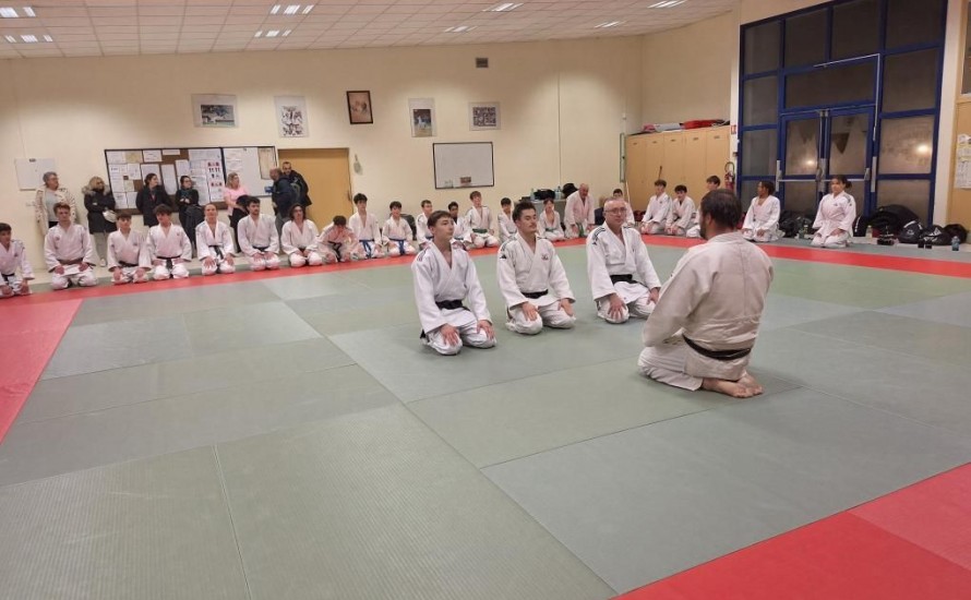 Remise de Ceintures Noires en famille pour Cédric et Ethan Branger le 30 janvier 2026