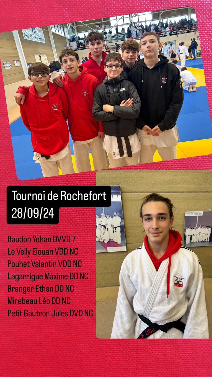 Tournoi de Rochefort cadet du 28 septembre 2024